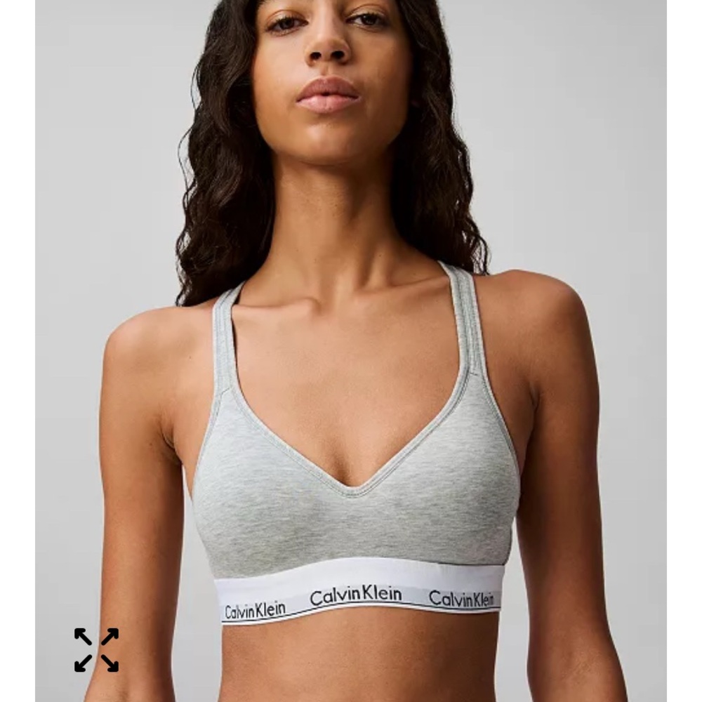 Calvin Klein Underwear Light Gray Sports Bra